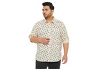 attractive men Plus size clazo printed shirt by bigbanana
