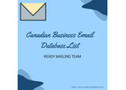 Propel Your Business Forward with Ready Mailing Team's Canadian Business Email Database List